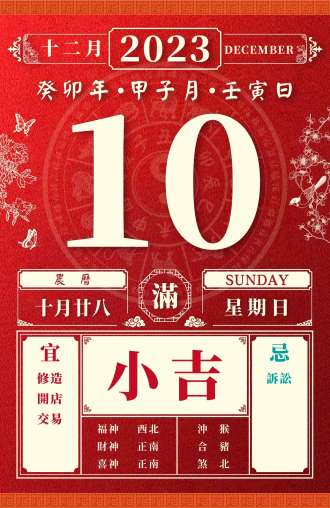 董易林今日生肖运势2023.12.10