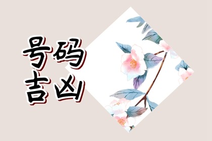 手机号码尾数测吉凶 尾号3456是靓号吗
