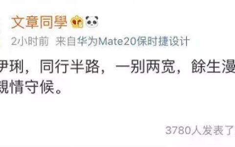 文章马伊琍终究离婚，婚姻感情真正靠的是什么？