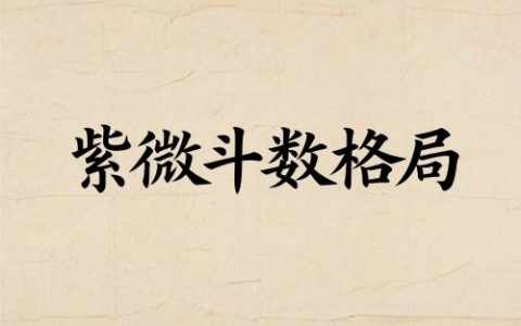 紫微斗数教你看人生的格局大小