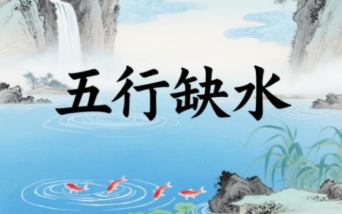 男孩命中缺水叫什么名字最好