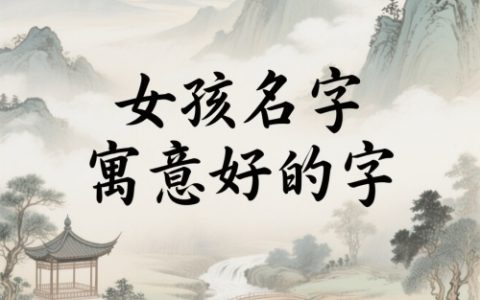 女孩名字寓意好的字