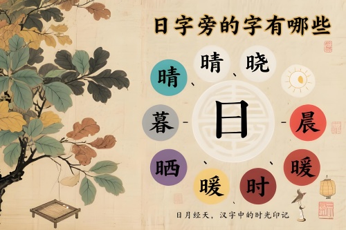 日字旁的字有哪些