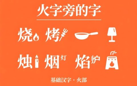 火字旁的字有哪些