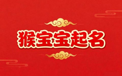 属猴一生最吉利的名字