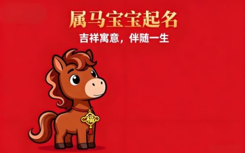 2026属马男孩最佳取名