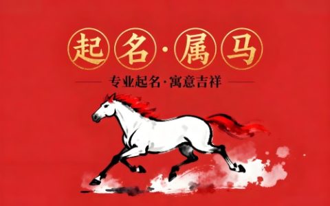 属马男孩取名字寓意好的字
