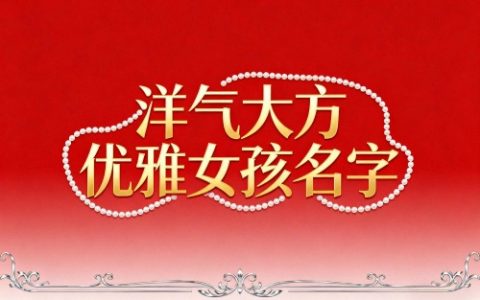 洋气大方优雅女孩名字