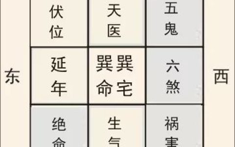 1980年出生,男,大门朝向:东南风水算命