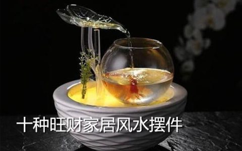 十种旺财家居风水摆件