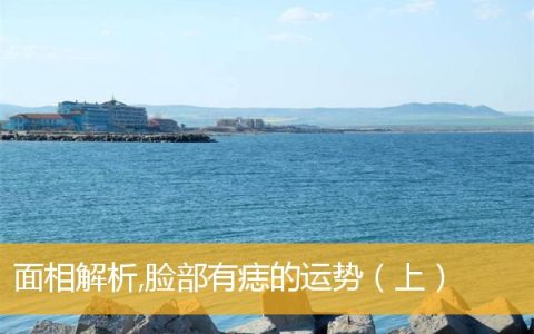 面相解析,脸部有痣的运势（上）