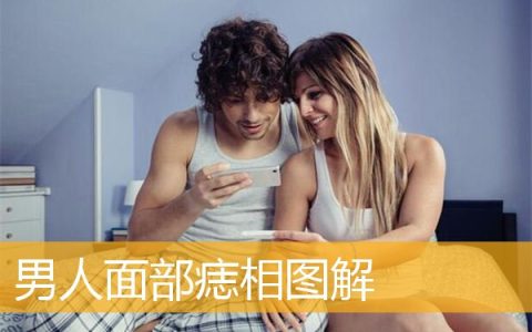 男人面部痣相图解