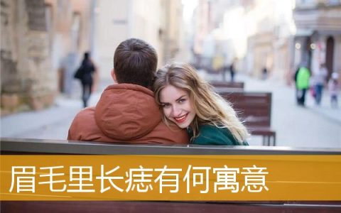 眉毛里长痣有何寓意