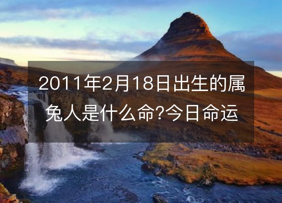 2011年2月18日出生的属兔人是什么命?