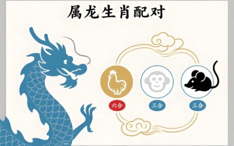 属龙的三合和六个合生肖是什么