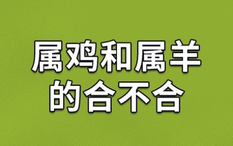 属鸡人和属羊人婚配好不好