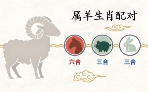 属羊的三合和六个合生肖是什么