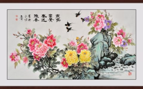 沙发后面是东墙适合挂什么画