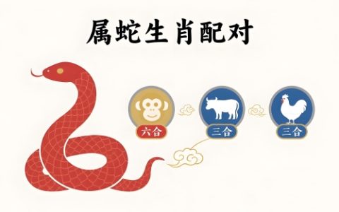 属蛇的三合和六个合生肖是什么
