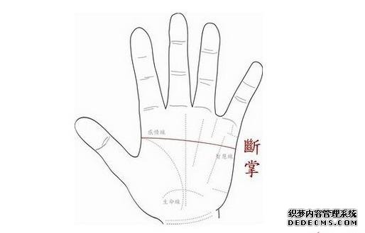 女人断掌手相图解，女人断掌手相会怎么样？-面