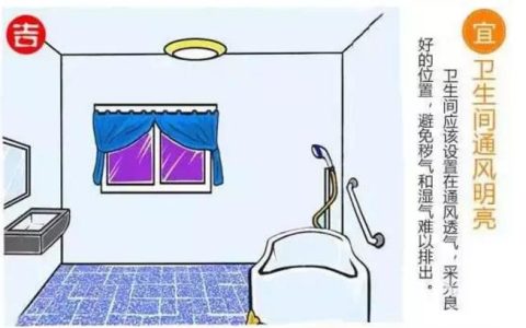 卫生间风水布局禁忌 教你轻松化解方法