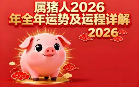 属猪人2026年全年运势及运程详解