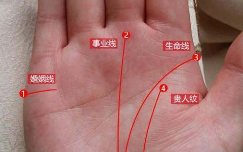 感情线与年龄段：“婚姻线”的位置与结婚年龄的关系。