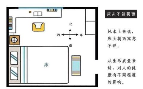 床头朝西有什么破解方法？