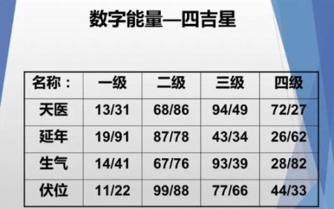 数字能量生气磁场代表什么意思？