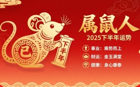 2025属鼠下半年运势详解
