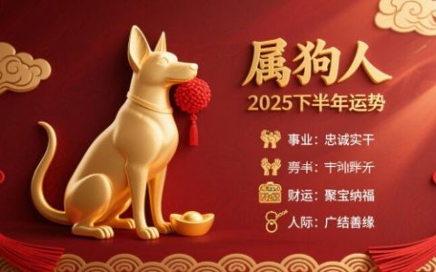2025年属狗人下半年运势如何