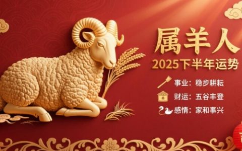 2025年属羊人下半年运势如何