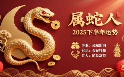 2025年属蛇人下半年运势如何