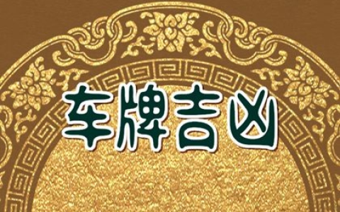 车牌六煞结尾数字能量 车牌能量号是什么意思