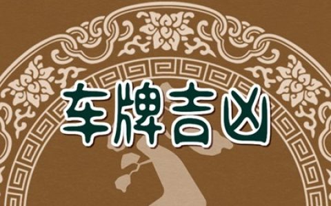 车牌数字被字母隔开算五鬼吗 车牌号怎么编最好