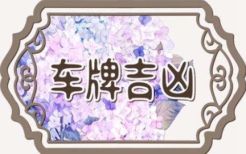 车牌号码怎么选吉凶 怎么选吉利车牌号