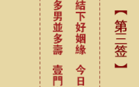 诸葛神签第3签详解