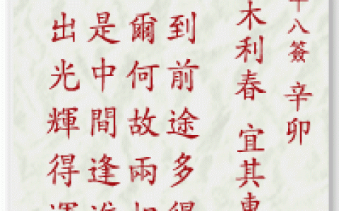 妈祖灵签28签解签 妈祖灵签第28签在线解签