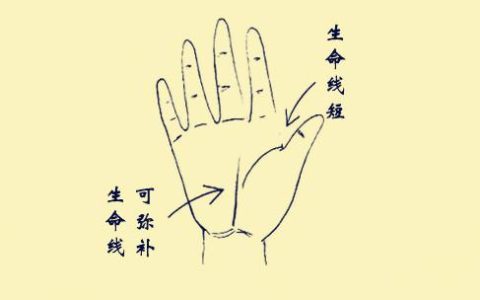 手相生命线短会早死吗