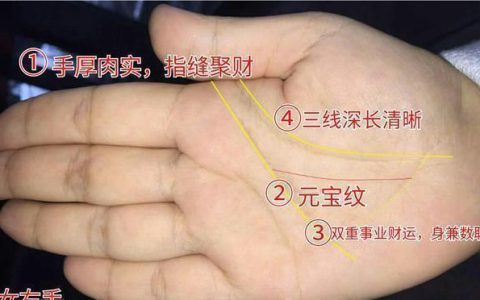 女人大富大贵七种手相