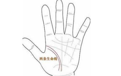 手相生命线有两条线为什么