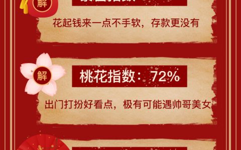 趣味测试：测测你2020年的运势指数有多高？
