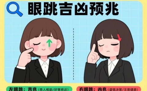 二十四小时左右眼跳吉凶预兆