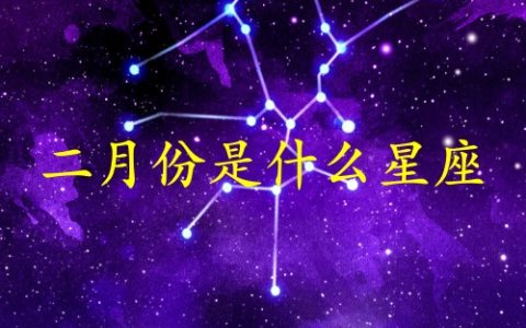 二月份生日是什么星座