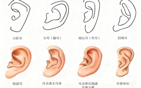 看面相耳朵的形状代表什么