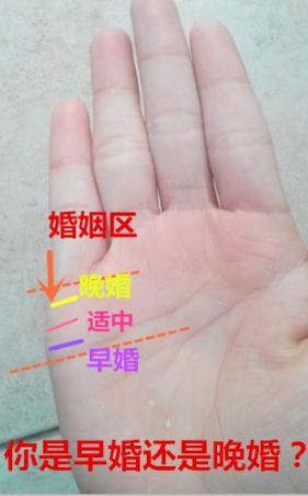 手相感情线分叉，分小叉有小矛盾，分大叉婚姻不顺！