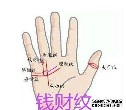 手相看财运-掌纹看财运-图解手相财运，如何通过手相看财富多